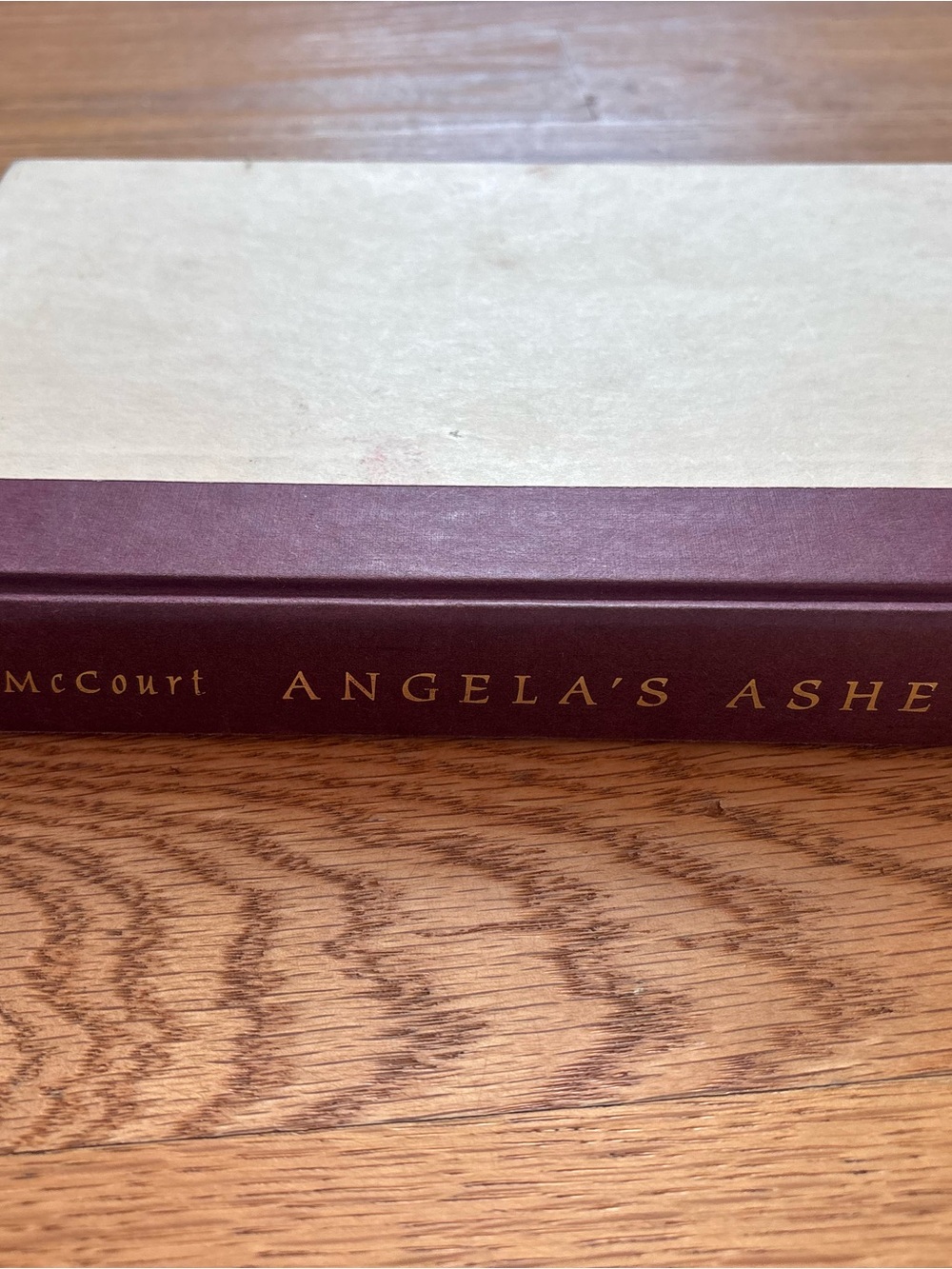 Angela’s Ashes by Frank McCourt (Hardcover)